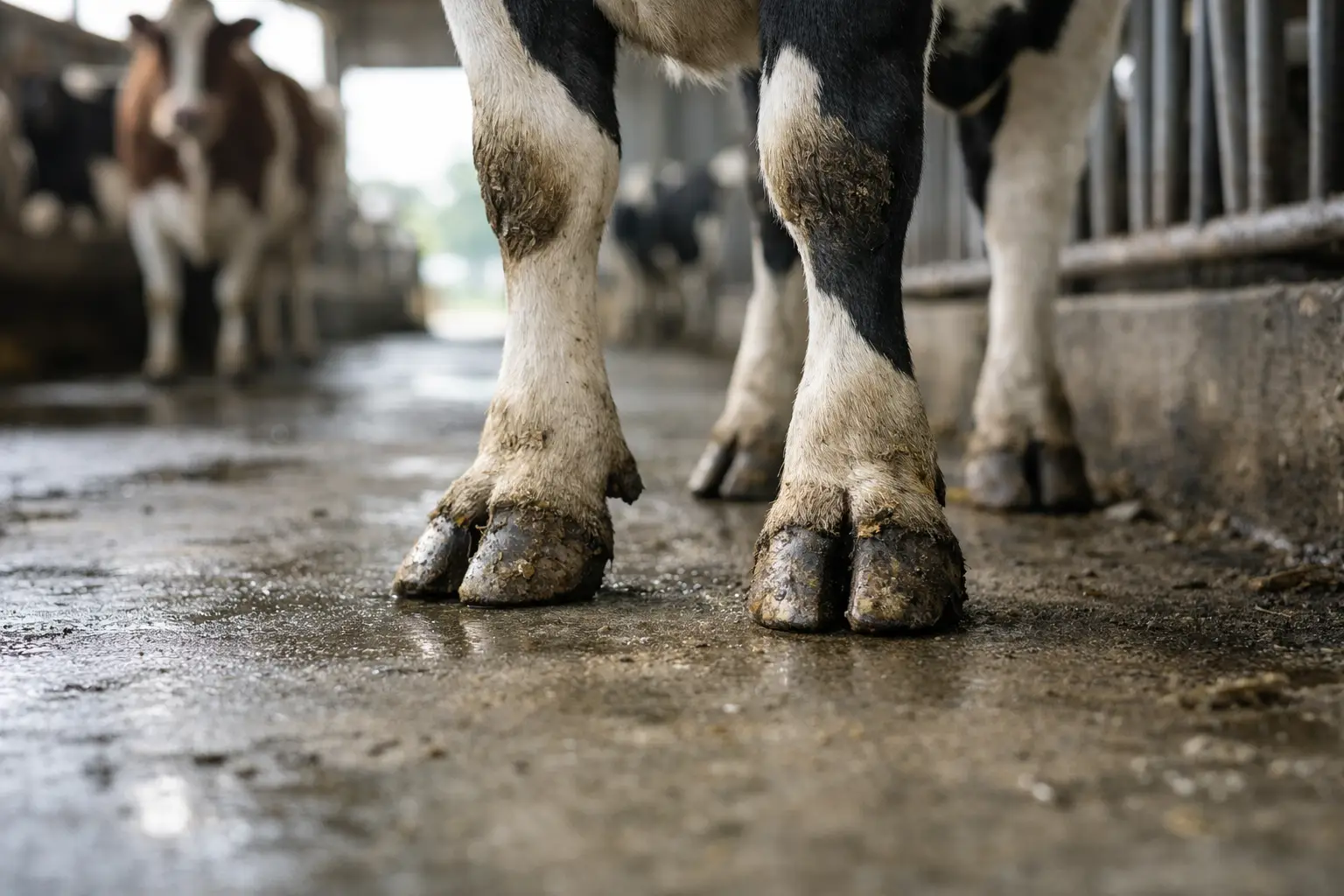 How Concrete Affects Hoof Health on Farms