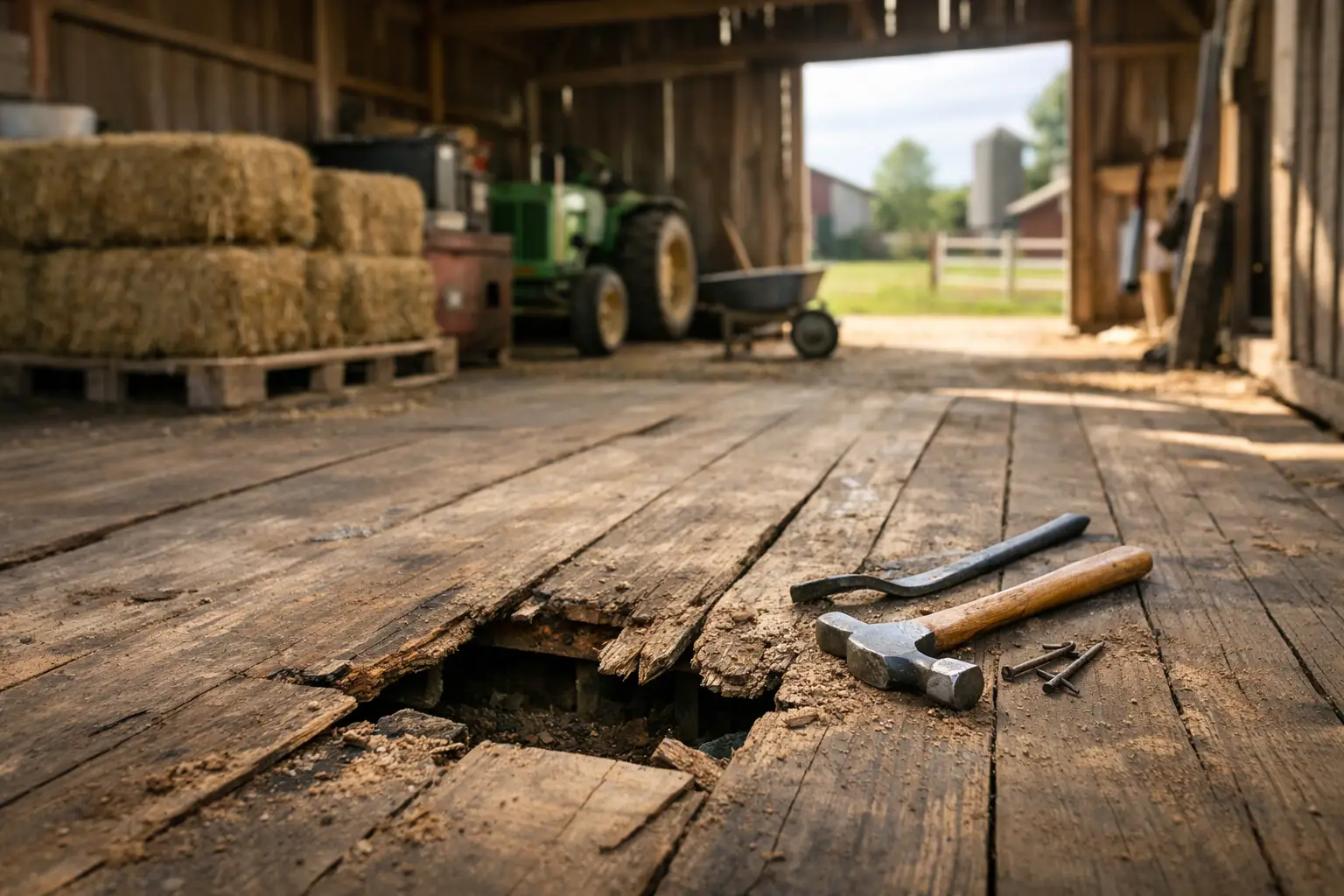 When to Repair Shed Flooring on Farm
