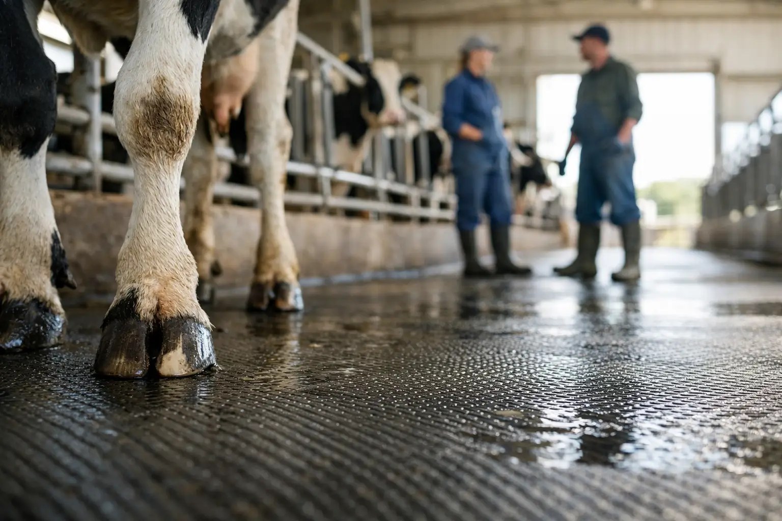 Dairy Flooring That Protects Hooves and People