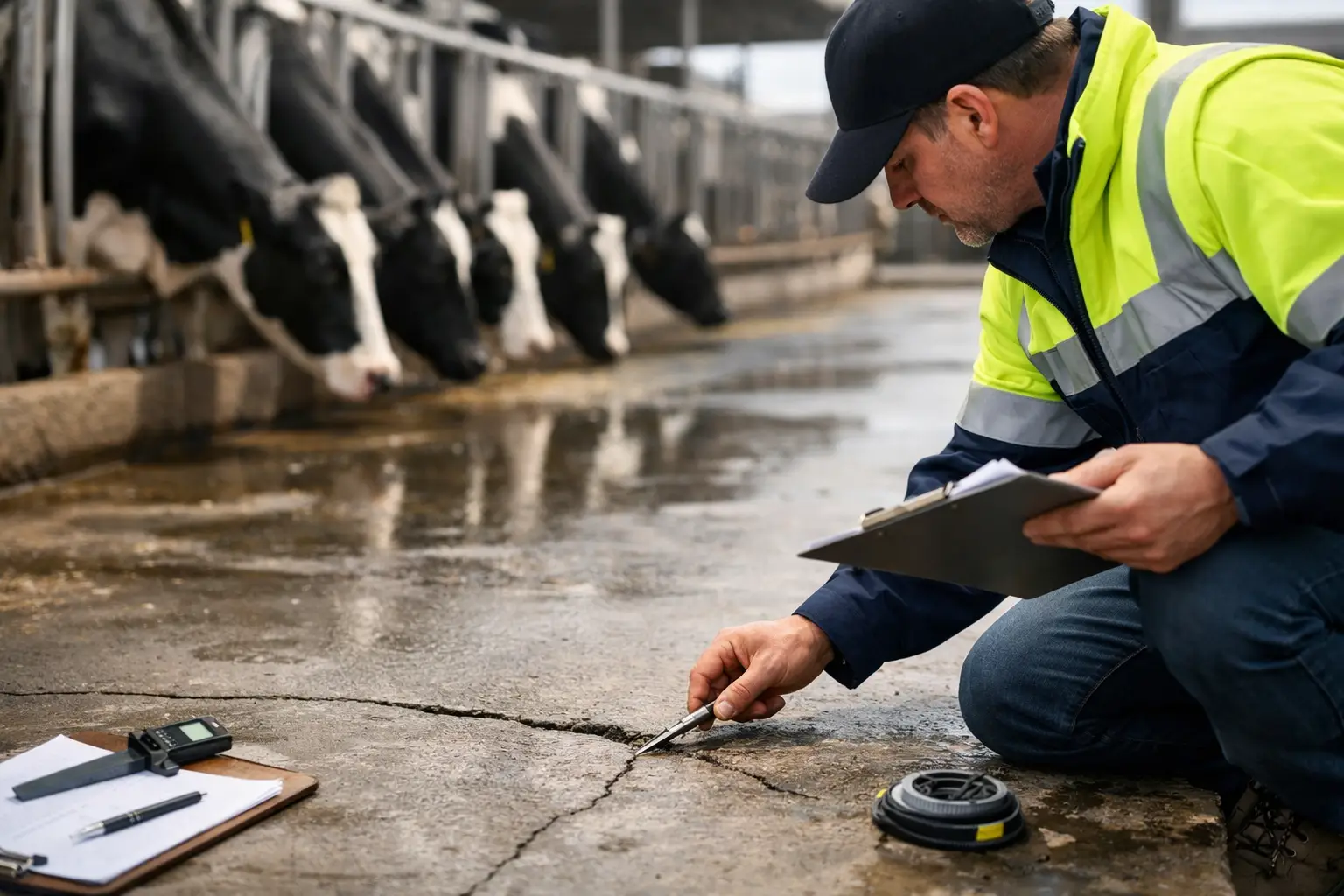 Guide to Dairy Yard Concrete Inspections