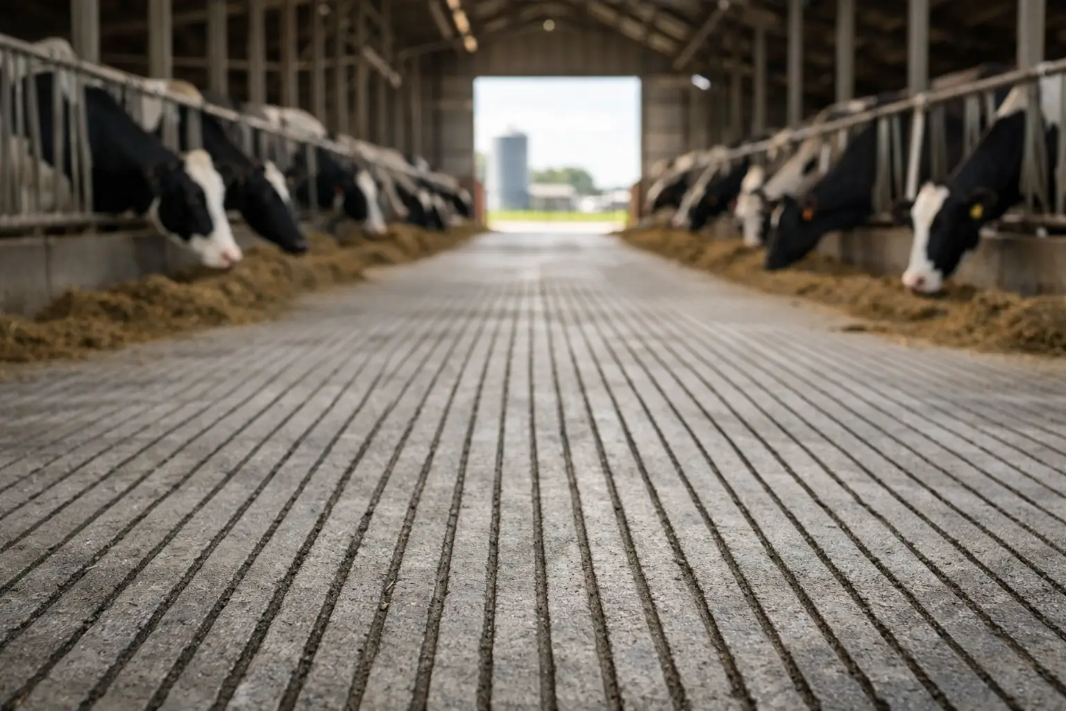 How Long Does Grooved Concrete Last on Farms?