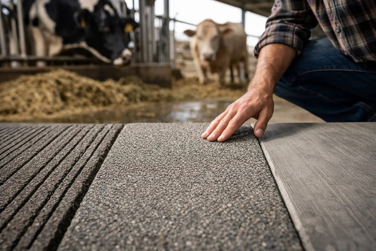 How to Choose Concrete Texture for Livestock