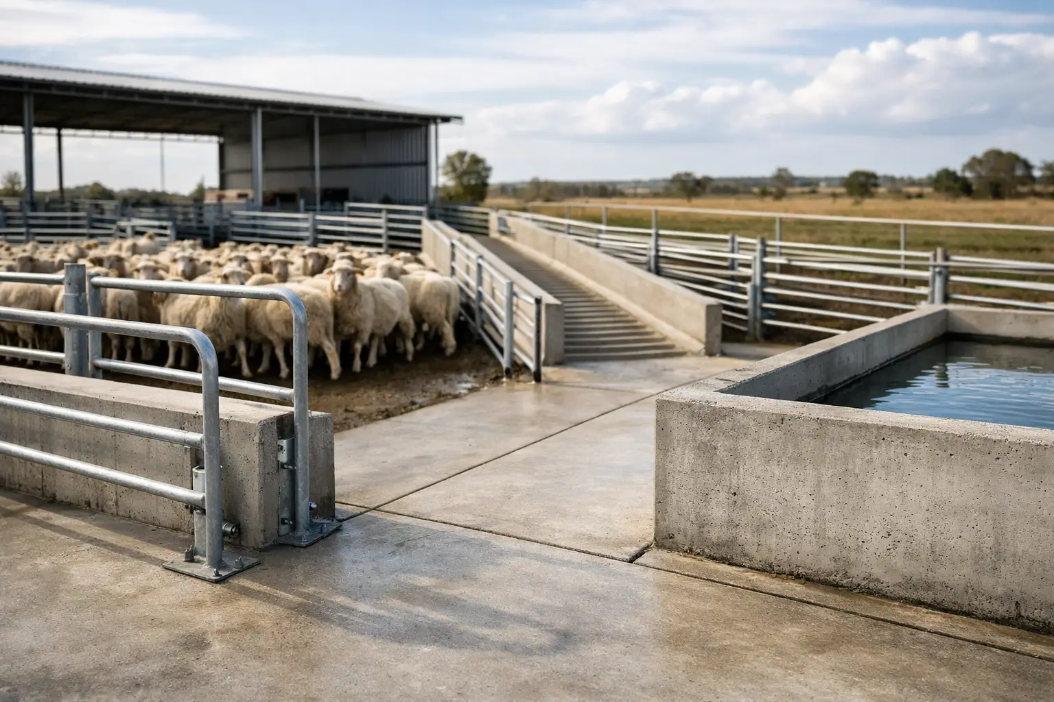 Concrete Solutions for Sheep Yards That Last