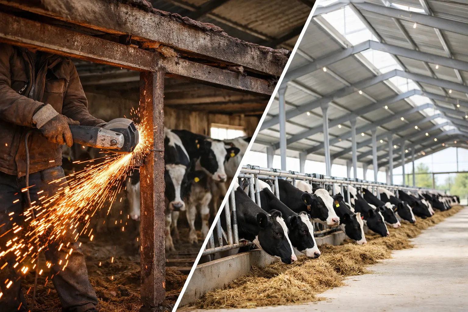 Cow Shed Cutting Versus Replacement Compared