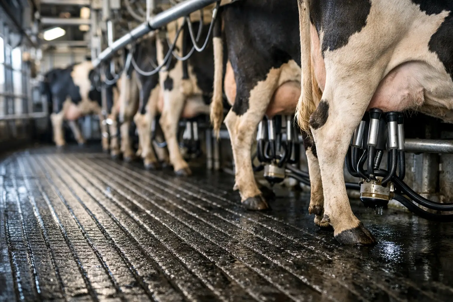 How to Improve Milking Parlour Traction for Cows