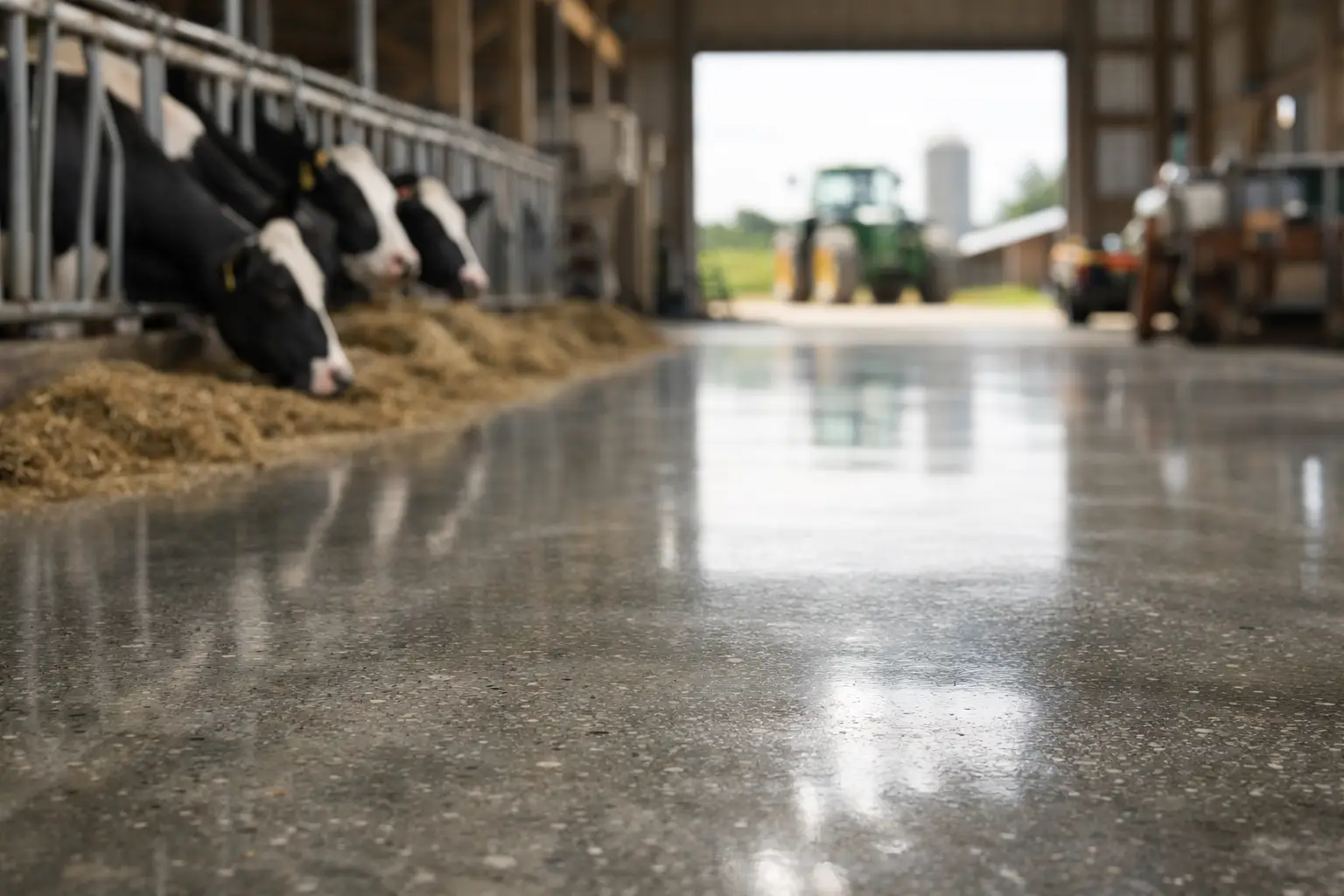 What Causes Concrete to Polish Smooth on Farms?